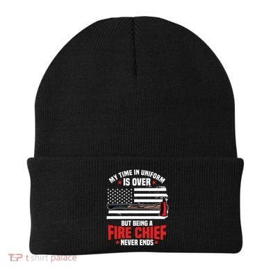 Fire Chief Retired Firefighter Retiret Plan Fire Gift Beanie