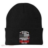 Fire Chief Retired Firefighter Retiret Plan Fire Gift Beanie thumb 0