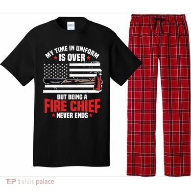 Fire Chief Retired Firefighter Retiret Plan Fire Gift Pajama Set