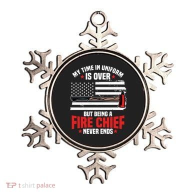 Fire Chief Retired Firefighter Retiret Plan Fire Gift Ornament
