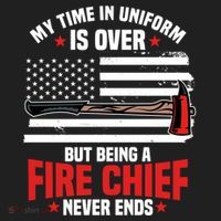 Fire Chief Retired Firefighter Retiret Plan Fire Gift Golf Towel thumb 3