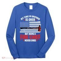 Fire Chief Retired Firefighter Retiret Plan Fire Gift Long Sleeve Shirt thumb 0