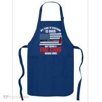Fire Chief Retired Firefighter Retiret Plan Fire Gift Apron thumb 0