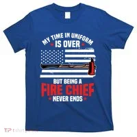 Fire Chief Retired Firefighter Retiret Plan Fire Gift T-Shirt thumb 0