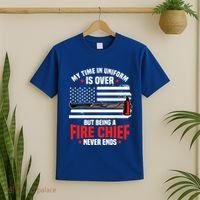 Fire Chief Retired Firefighter Retiret Plan Fire Gift T-Shirt thumb 2