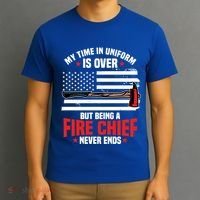 Fire Chief Retired Firefighter Retiret Plan Fire Gift T-Shirt thumb 3
