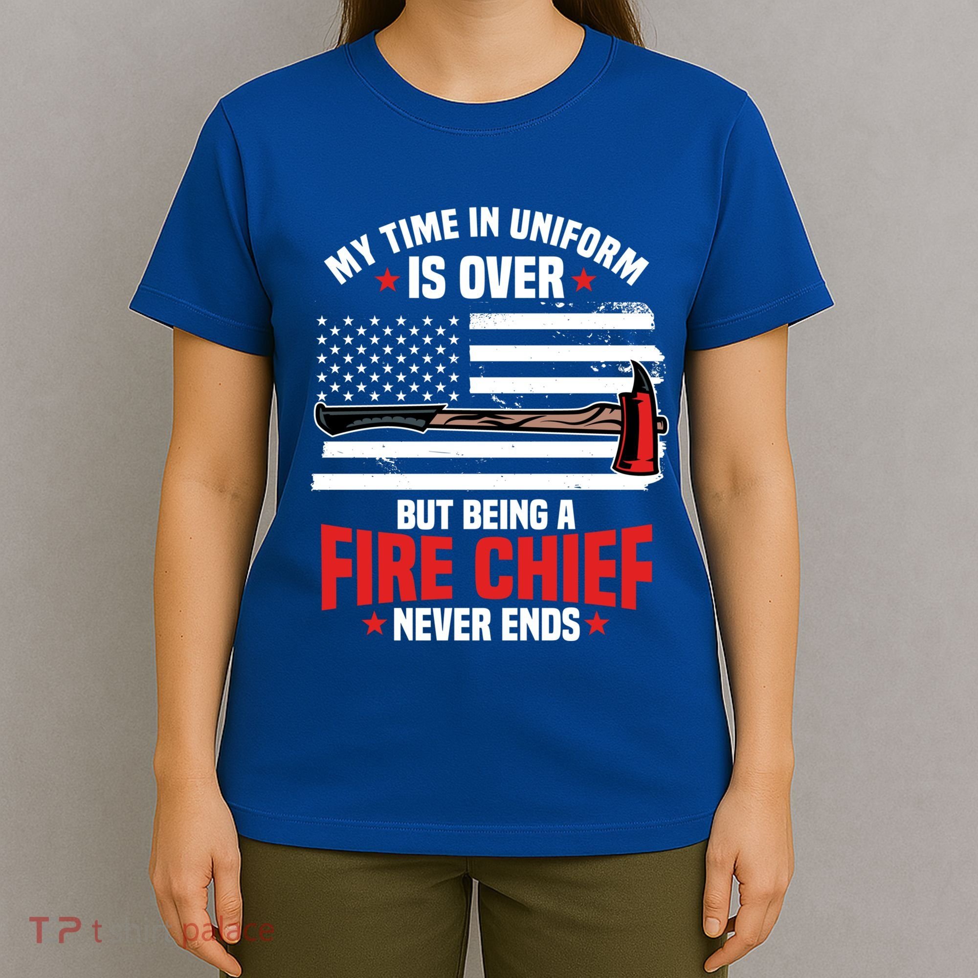 Fire Chief Retired Firefighter Retiret Plan Fire Gift T-Shirt