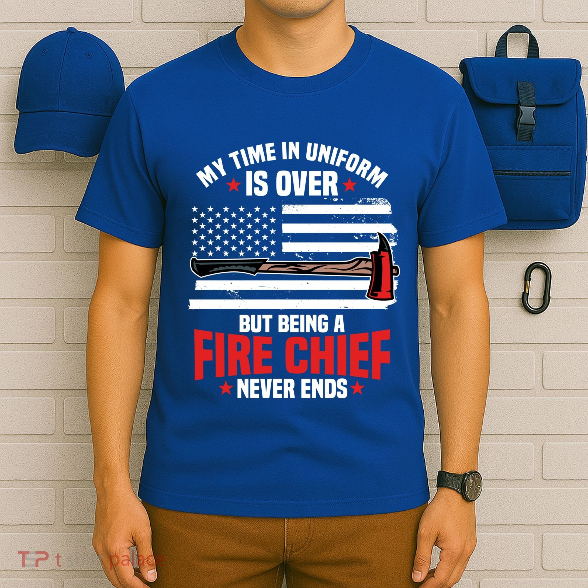 Fire Chief Retired Firefighter Retiret Plan Fire Gift T-Shirt