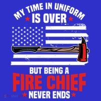 Fire Chief Retired Firefighter Retiret Plan Fire Gift Button thumb 1