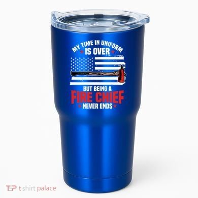Fire Chief Retired Firefighter Retiret Plan Fire Gift Tumbler