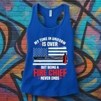 Fire Chief Retired Firefighter Retiret Plan Fire Gift Women's Tank Top thumb 3