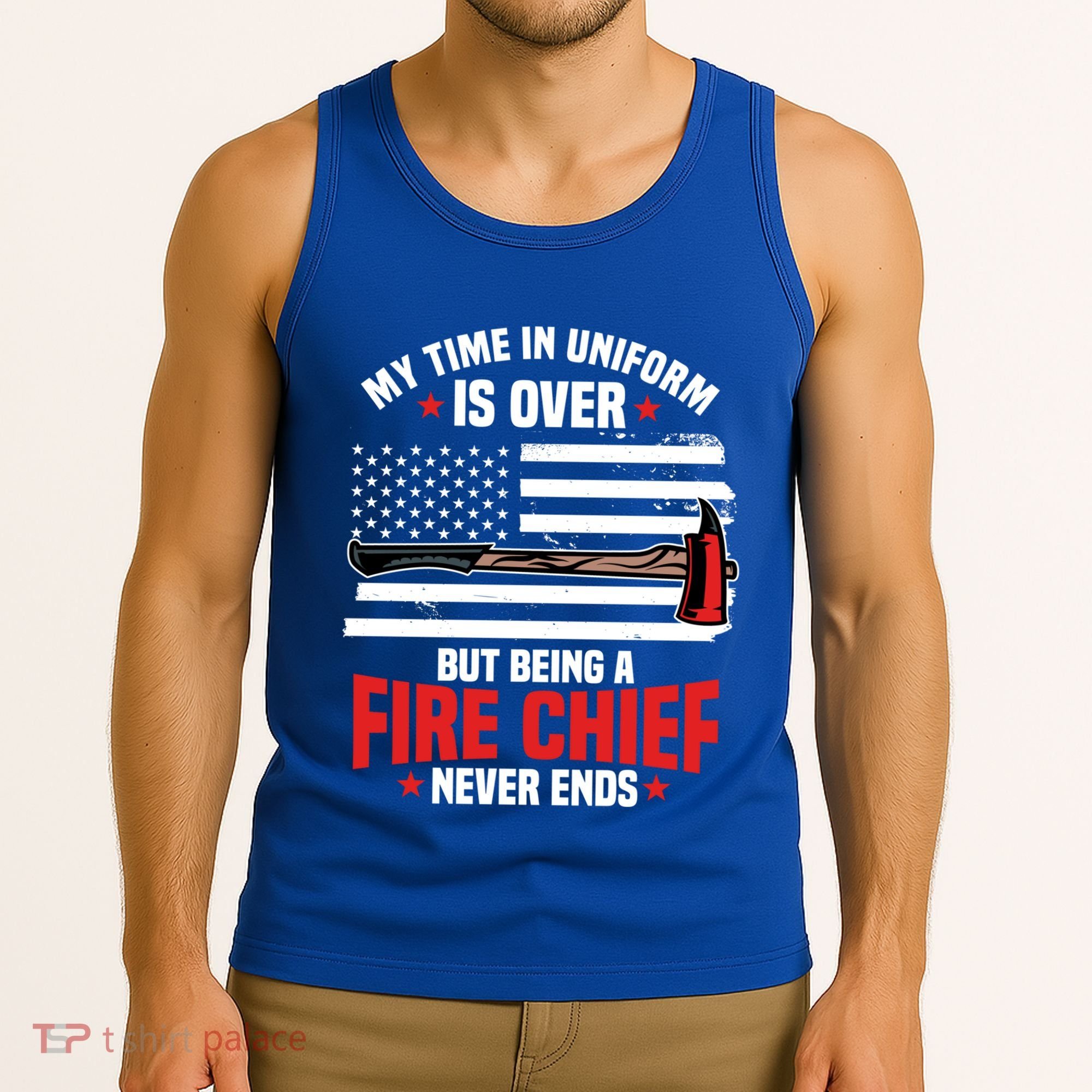 Fire Chief Retired Firefighter Retiret Plan Fire Gift Tank Top