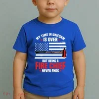 Fire Chief Retired Firefighter Retiret Plan Fire Gift Toddler T-Shirt thumb 2