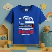 Fire Chief Retired Firefighter Retiret Plan Fire Gift Toddler T-Shirt thumb 3