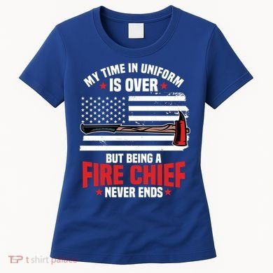 Fire Chief Retired Firefighter Retiret Plan Fire Gift Women's T-Shirt