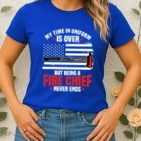 Fire Chief Retired Firefighter Retiret Plan Fire Gift Women's T-Shirt thumb 2