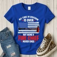 Fire Chief Retired Firefighter Retiret Plan Fire Gift Women's T-Shirt thumb 3