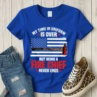 Fire Chief Retired Firefighter Retiret Plan Fire Gift Women's T-Shirt thumb 3