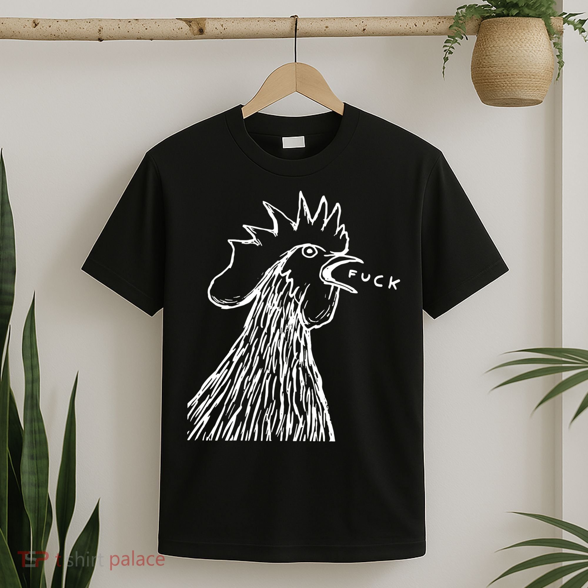 Funny Chicken Rooster Saying Fuck T-Shirt