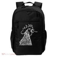 Funny Chicken Rooster Saying Fuck Backpack thumb 0