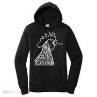 Funny Chicken Rooster Saying Fuck Women's Hoodie thumb 0