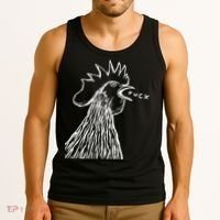 Funny Chicken Rooster Saying Fuck Tank Top thumb 3