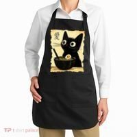 Funny Cat Ramen Graphic Japanese Kawaii Anime Cat Apron thumb 2