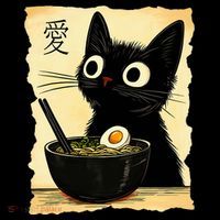 Funny Cat Ramen Graphic Japanese Kawaii Anime Cat Coffee Mug thumb 5