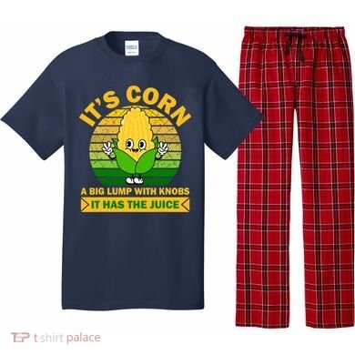 Funny Corn Retro Vintage It Has The Juice It’s Corn Pajama Set