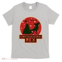 Funny Christmasaurus Rex T-Shirt thumb 0