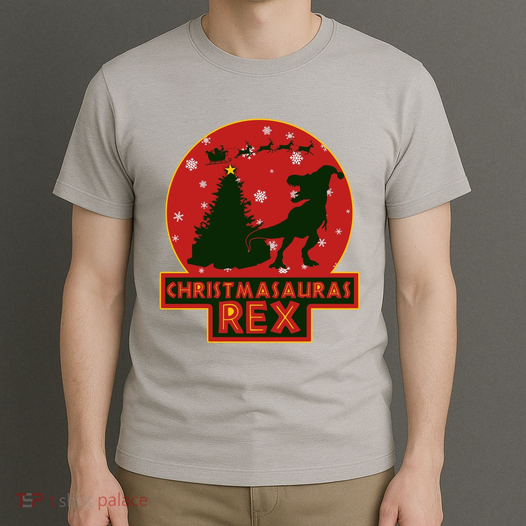 Funny Christmasaurus Rex T-Shirt