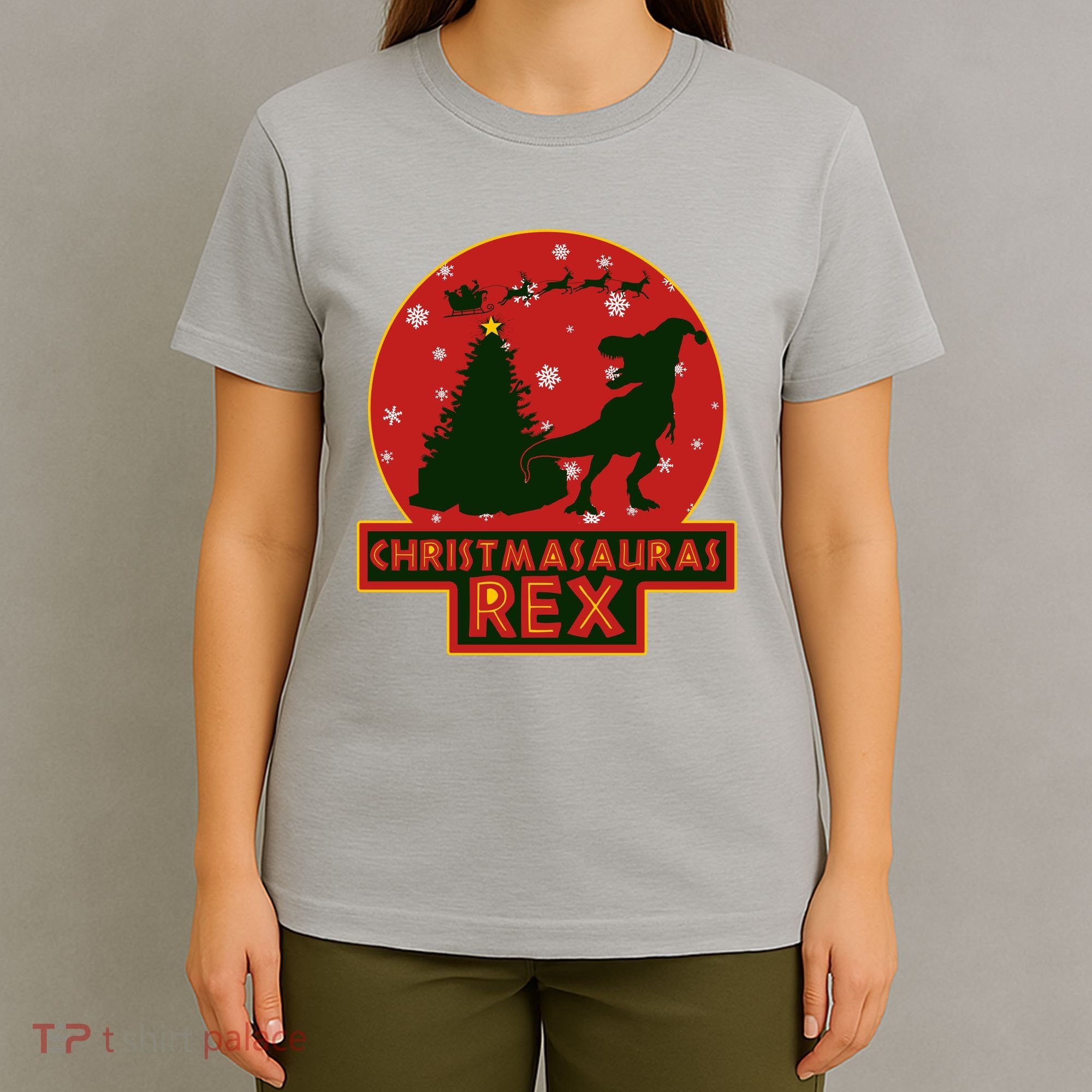 Funny Christmasaurus Rex T-Shirt