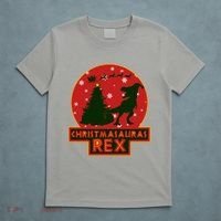 Funny Christmasaurus Rex T-Shirt thumb 5