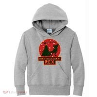 Funny Christmasaurus Rex Kids Hoodie thumb 0