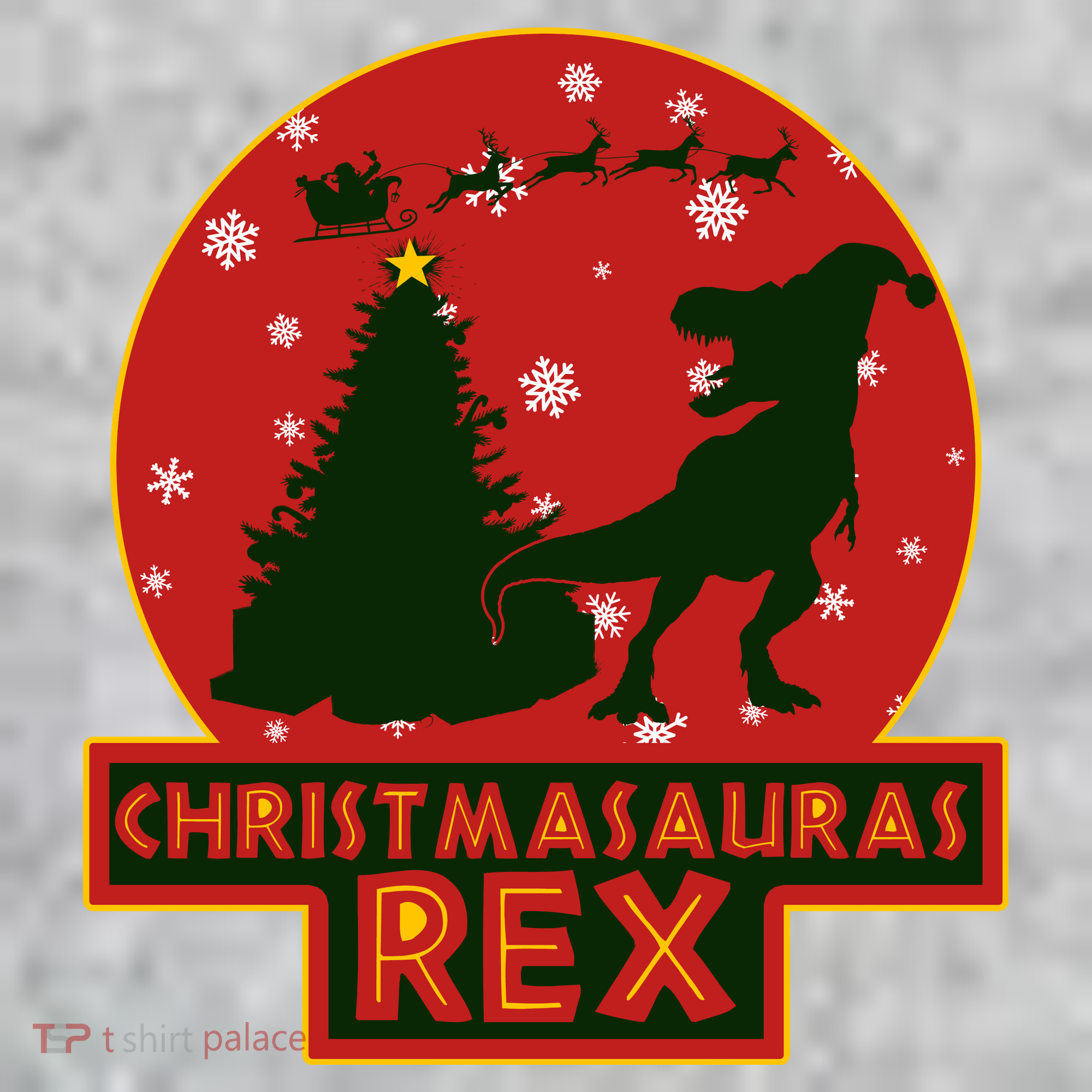 Funny Christmasaurus Rex Kids Hoodie