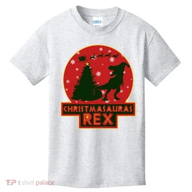 Funny Christmasaurus Rex Kids T-Shirt
