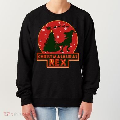 Funny Christmasaurus Rex Women's Sweatshirt