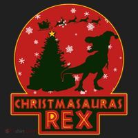 Funny Christmasaurus Rex Women's Sweatshirt thumb 2