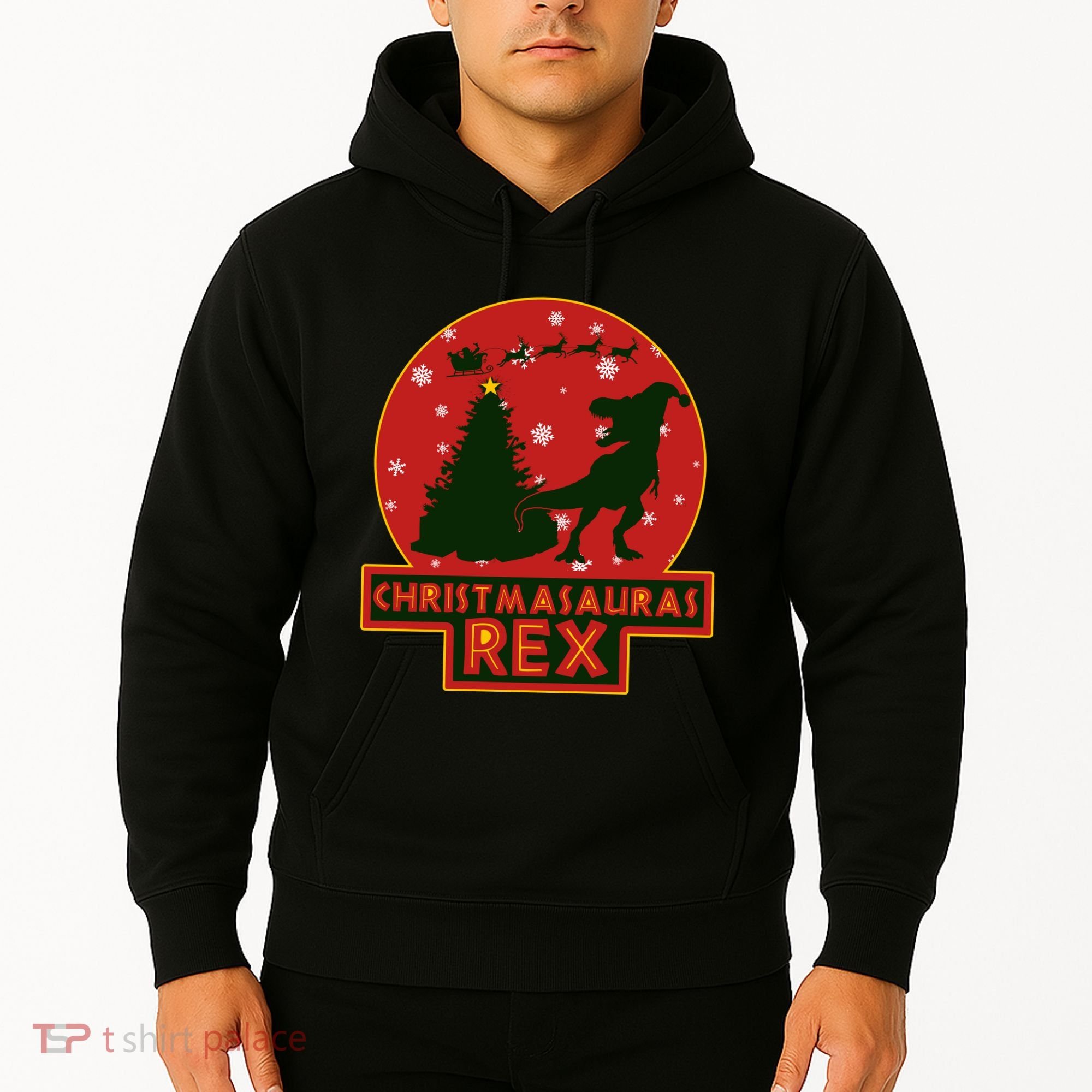 Funny Christmasaurus Rex Hoodie