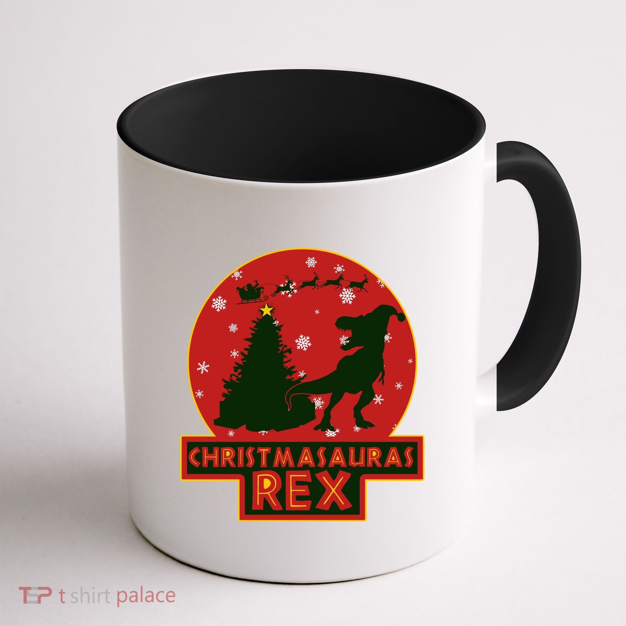 Funny Christmasaurus Rex Coffee Mug