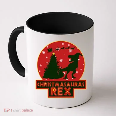 Funny Christmasaurus Rex Coffee Mug