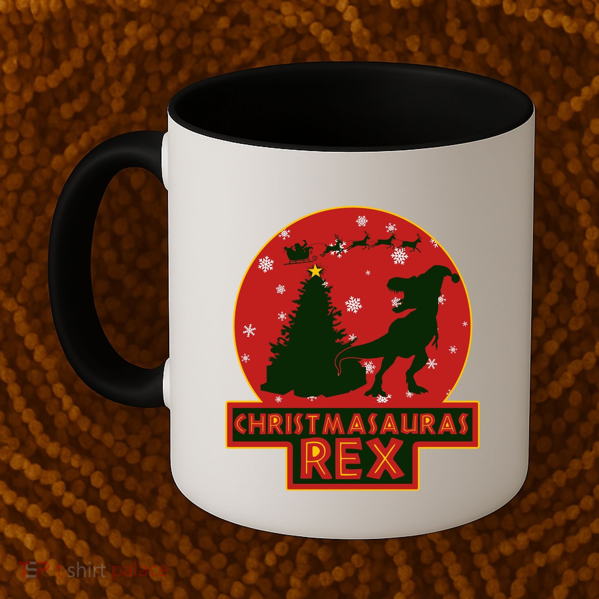 Funny Christmasaurus Rex Coffee Mug