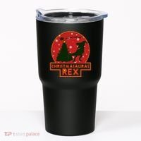 Funny Christmasaurus Rex Tumbler thumb 0