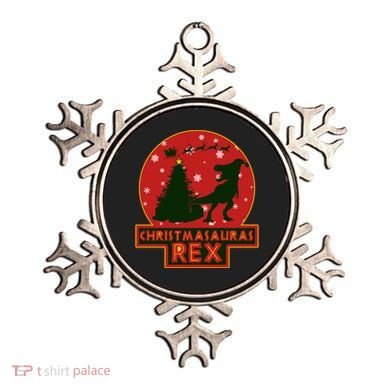 Funny Christmasaurus Rex Ornament