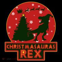 Funny Christmasaurus Rex Ornament thumb 1