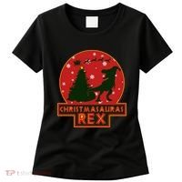 Funny Christmasaurus Rex Women's T-Shirt thumb 0