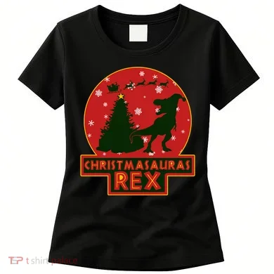 Funny Christmasaurus Rex Women's T-Shirt