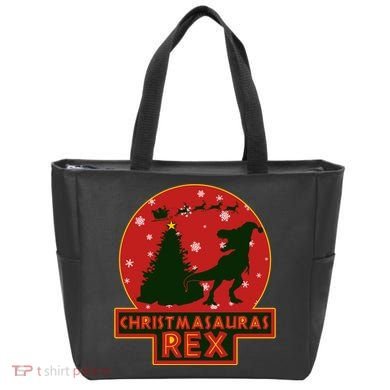 Funny Christmasaurus Rex Tote Bag