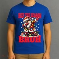 Funny Christmas Rizzmas Santa Xmas Rizz The Season Bruh Meaningful Gift T-Shirt thumb 3