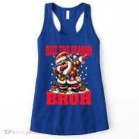 Funny Christmas Rizzmas Santa Xmas Rizz The Season Bruh Meaningful Gift Women's Tank Top thumb 0